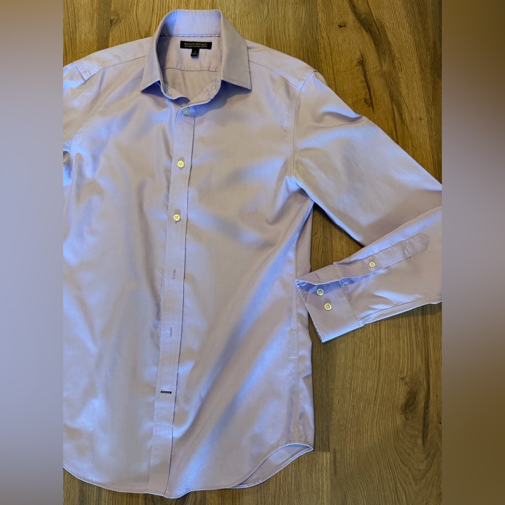 Banana Republic Lavender Dress Shirt - Men